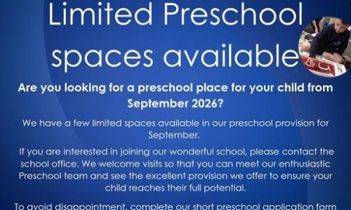 News » Limited Preschool Spaces